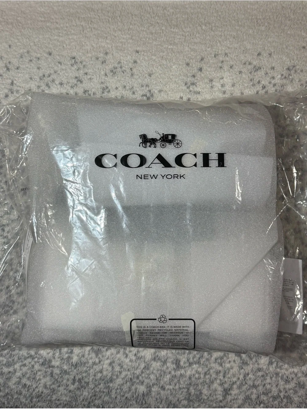 Coach Crystal Signature Denim Tabby 26 Shoulder Bag